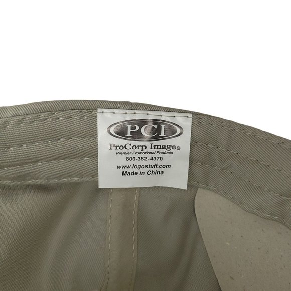 RSC Rental Services Adjustable Slide Cap Trucker Hat Khaki Black ProCorp Images - Picture 10 of 10